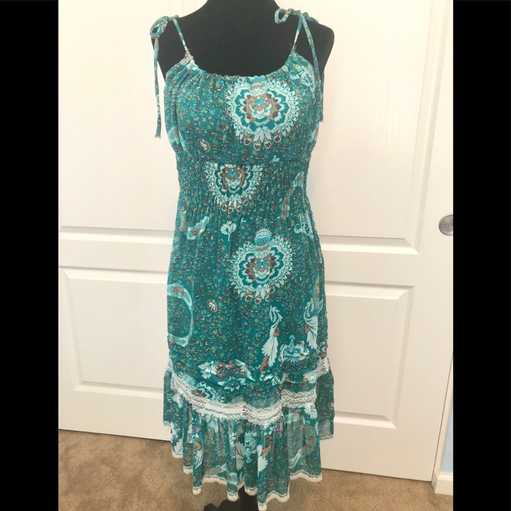 Teal Summer dress